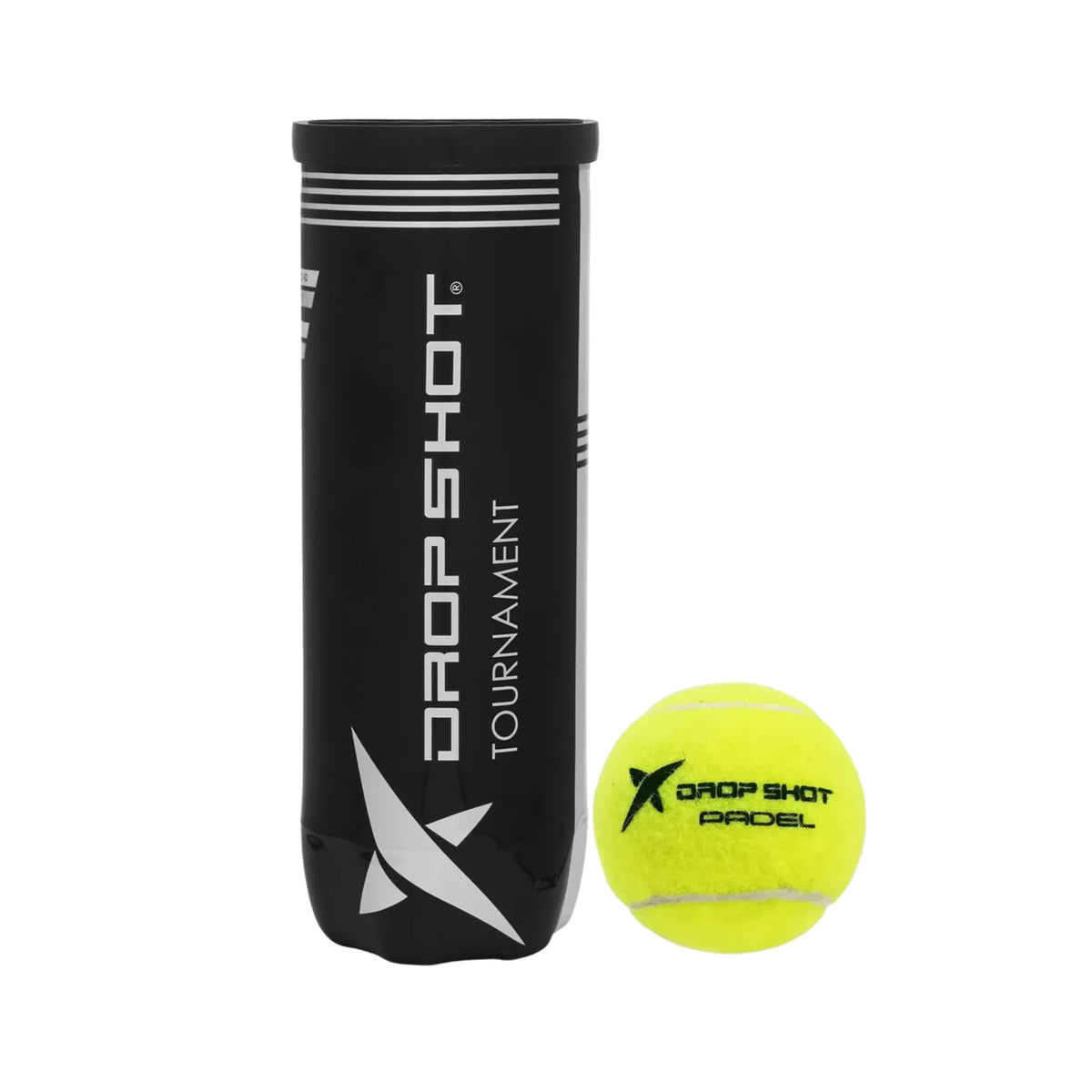 BOLA DE PADEL DROP SHOT TOURNAMENT TUBO X3