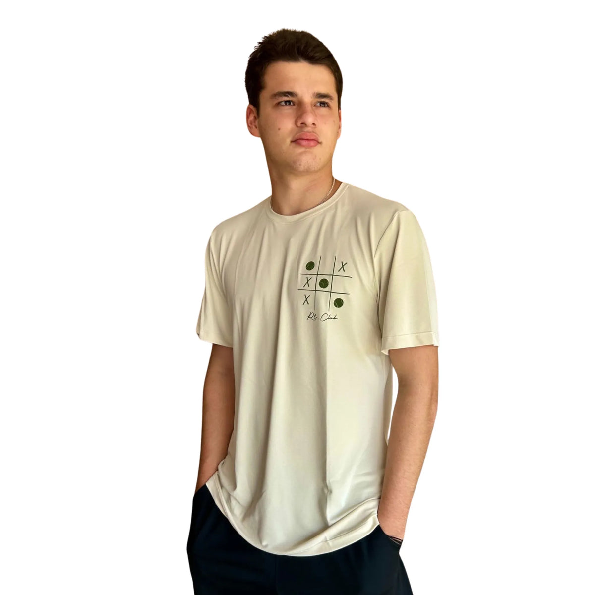 CAMISETA MASCULINA SLIM FIT RETORRENS OFF WHITE