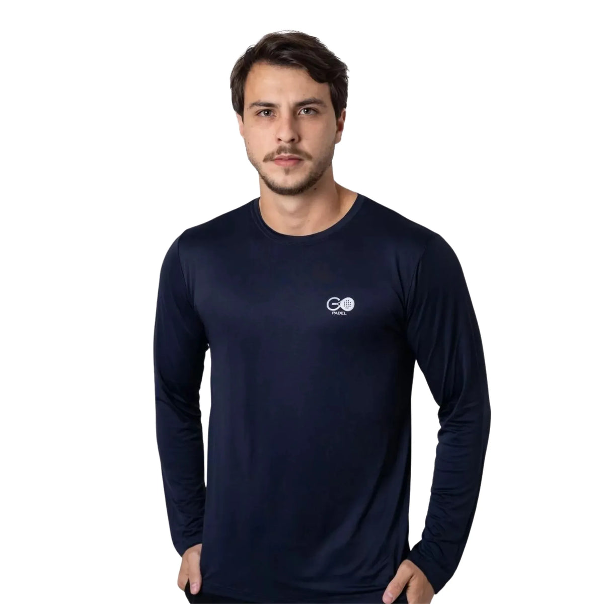 CAMISETA GO PADEL MANGA LONGA MASCULINA PRETA