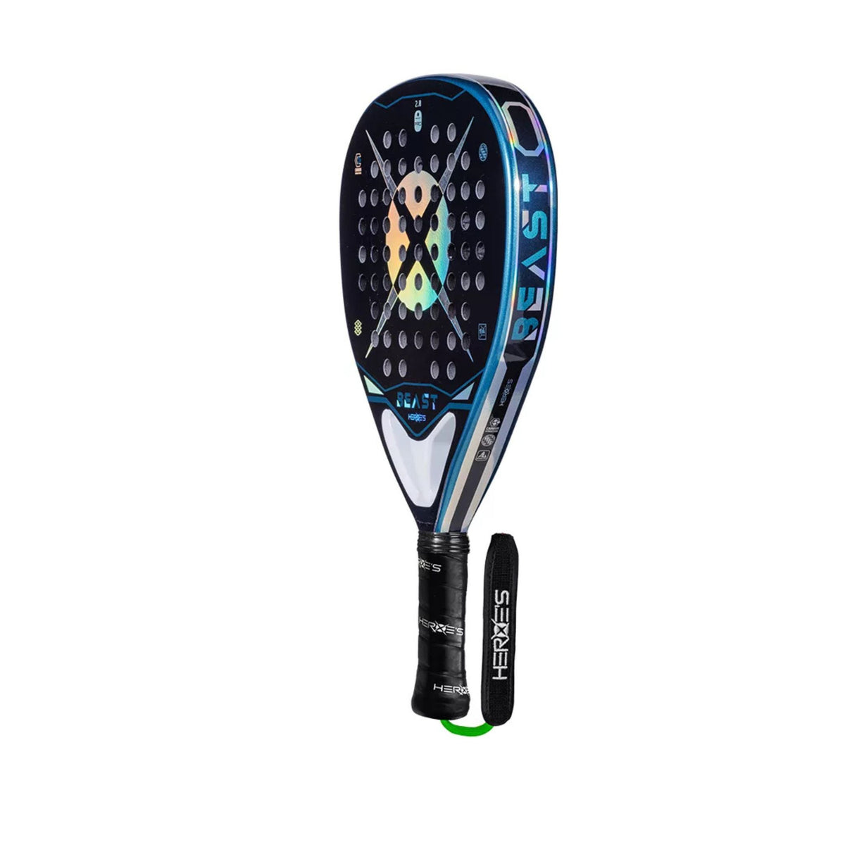 RAQUETE PADEL HEROES BEAST CARBON SILVER 2025