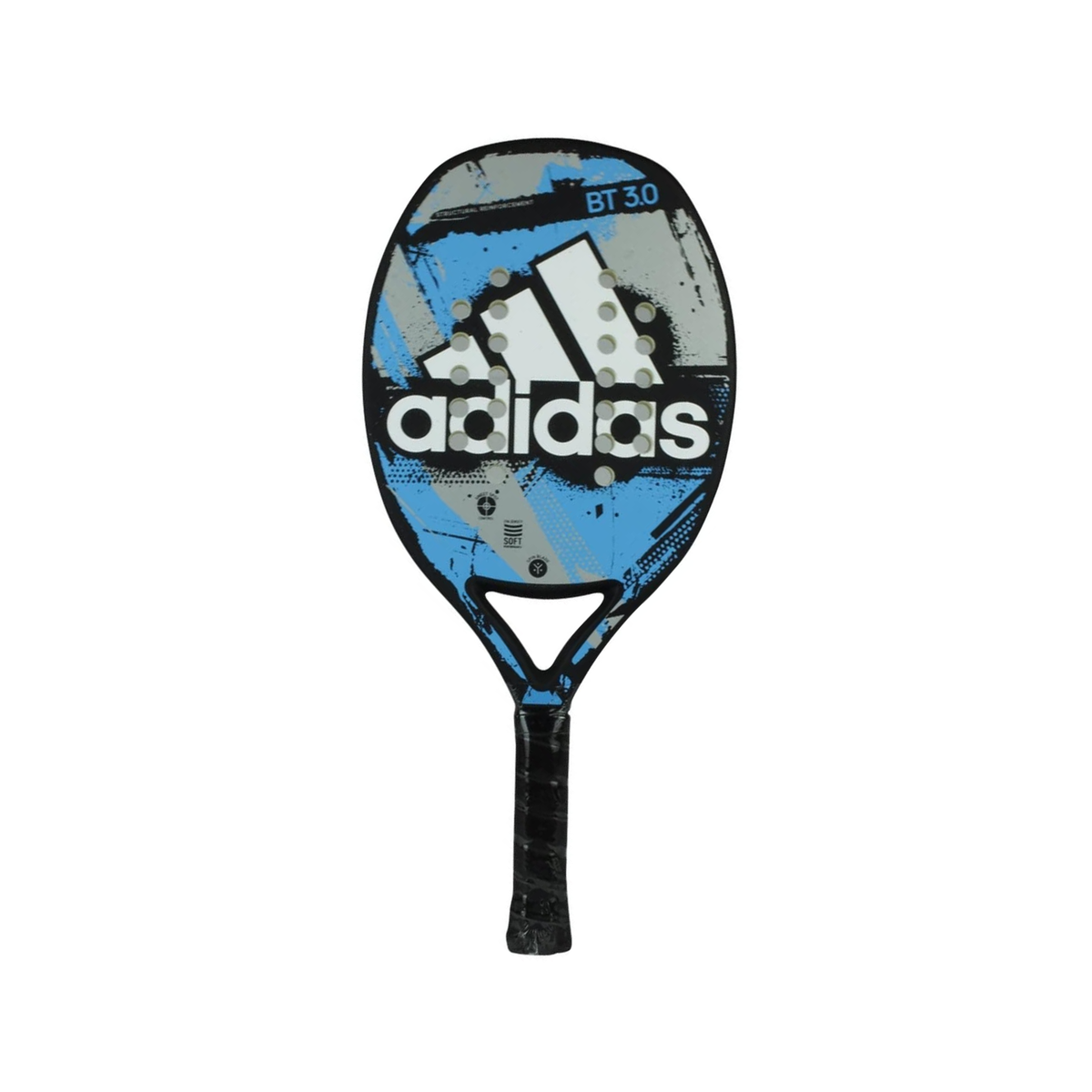 RAQUETE DE BEACH TENNIS ADIDAS BT 3.0 AZUL E CINZA