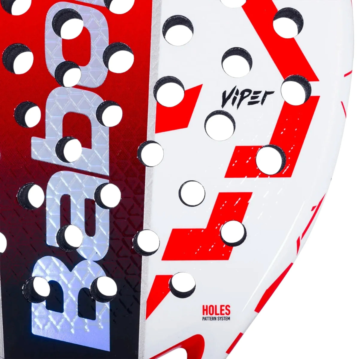 RAQUETE DE PADEL BABOLAT TECH VIPER JUAN LEBRON BRANCA 2025