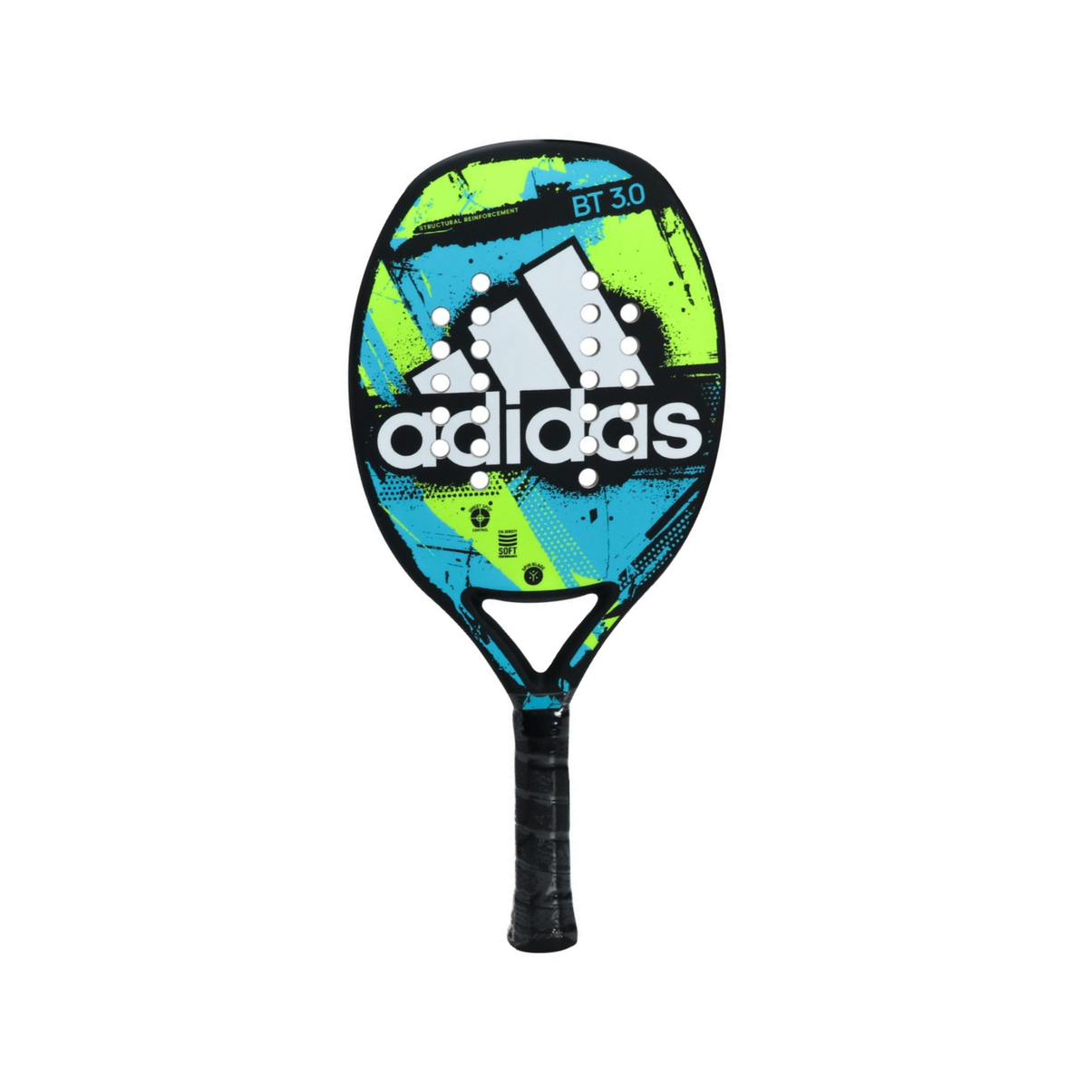 RAQUETE DE BEACH TENNIS ADIDAS BT 3.0 AZUL E VERDE