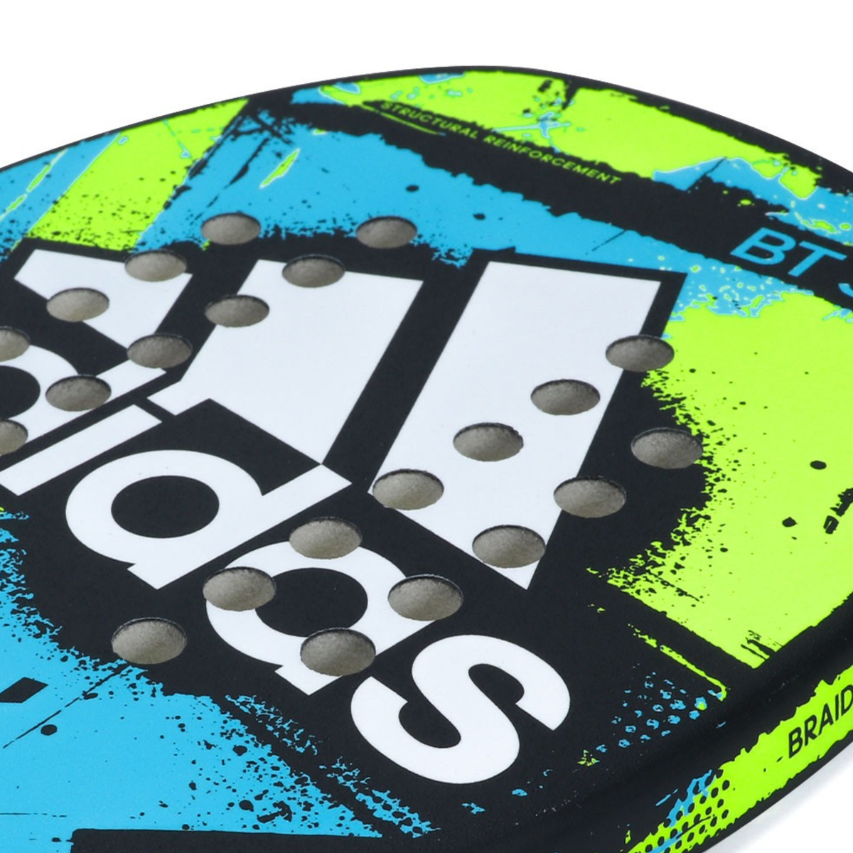 RAQUETE DE BEACH TENNIS ADIDAS BT 3.0 AZUL E VERDE