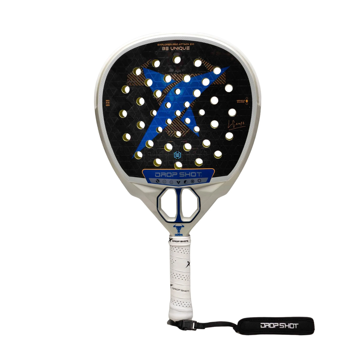 RAQUETE DE PADEL DROP SHOT EXPLORER PRO ATTACK 2.0 LUCAS CAMPAGNOLO 2026