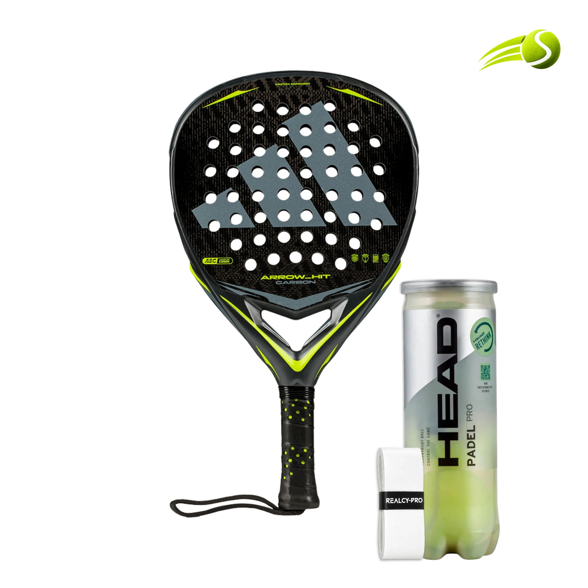RAQUETE DE PADEL ADIDAS ARROW HIT CARBON 2026