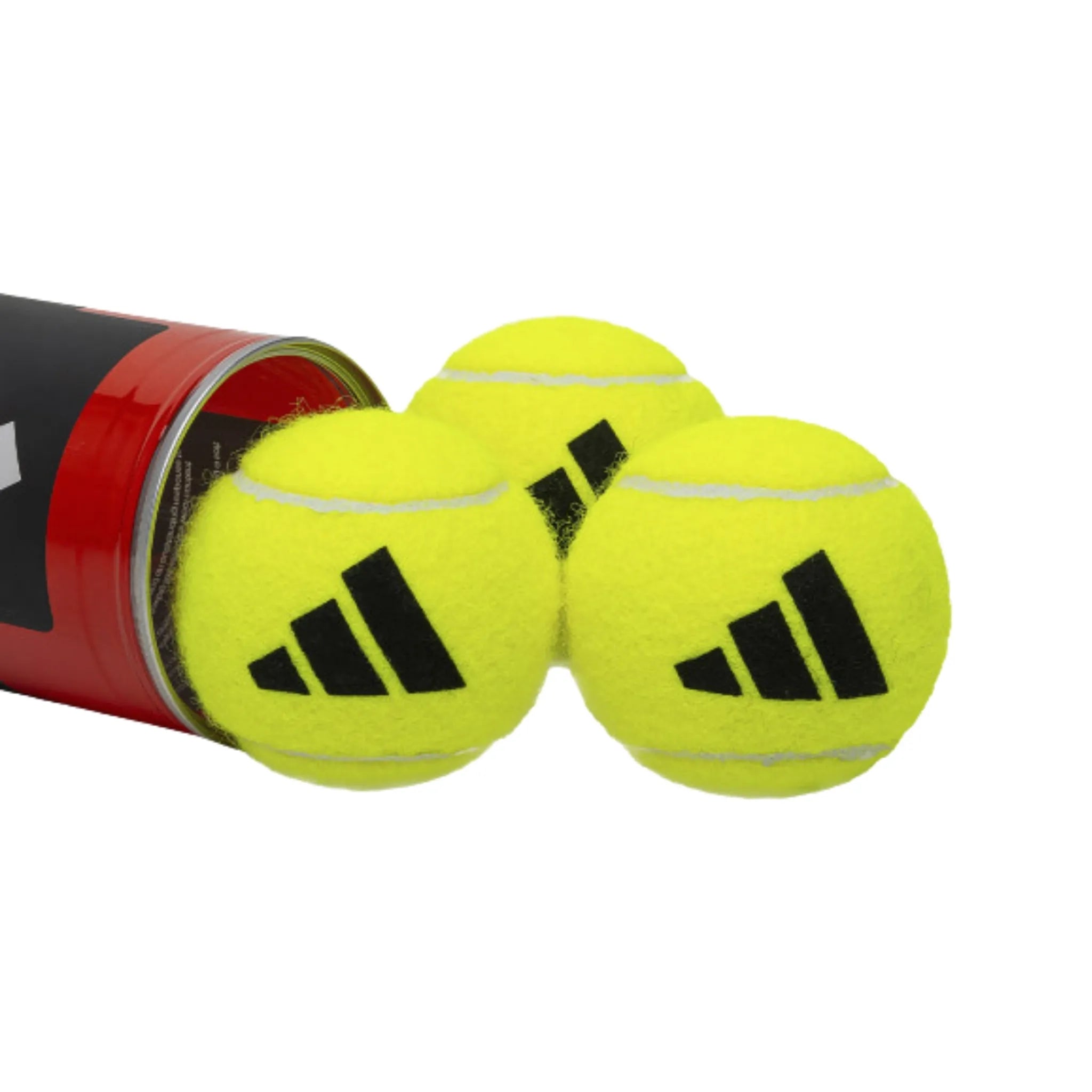 KIT BOLA ADIDAS SPEED RX TUBO x3+ OVERGRIP ADIDAS PERFURADO x3 BRANCO/PRETO