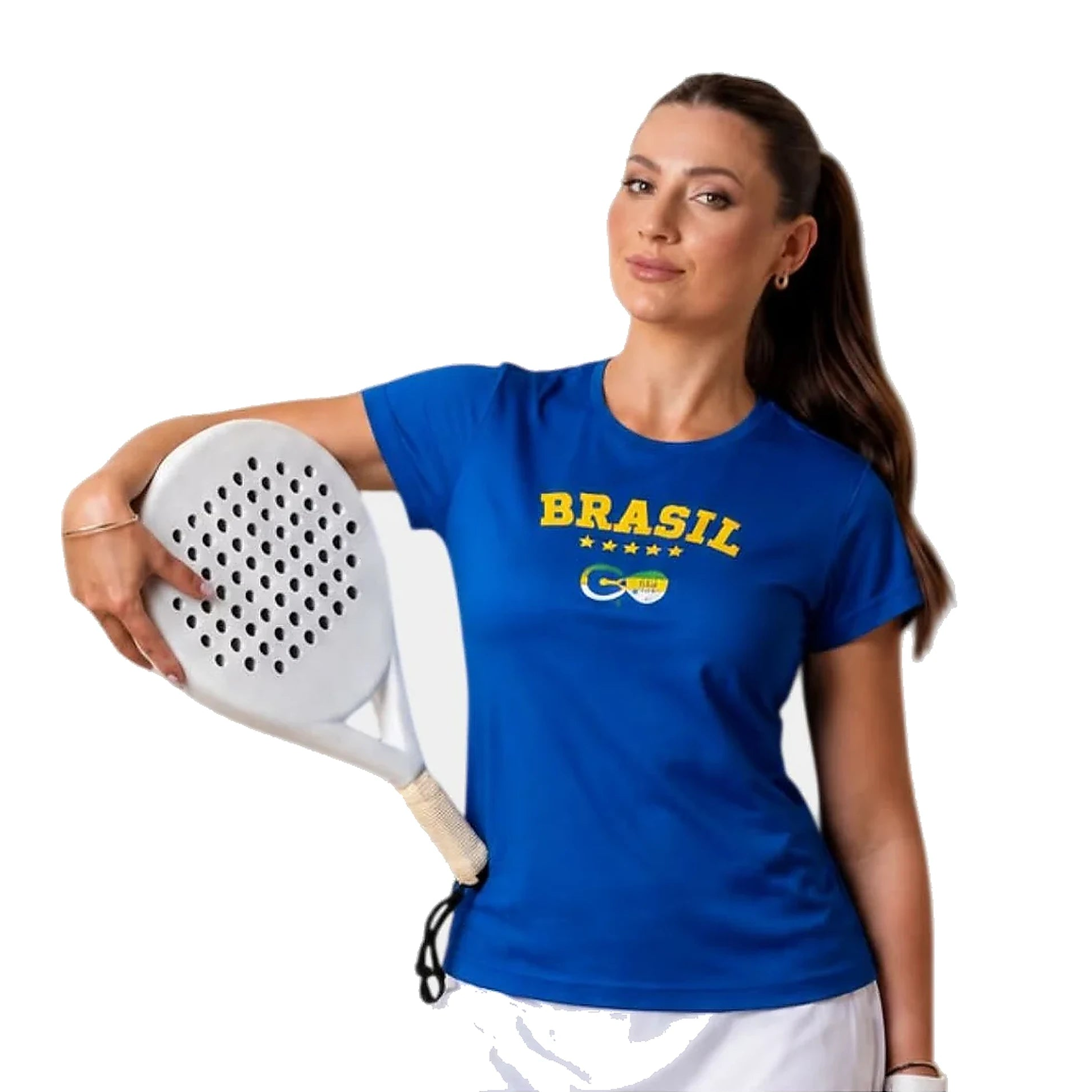 CAMISETA BRASIL GO PADEL UNISSEX AZUL