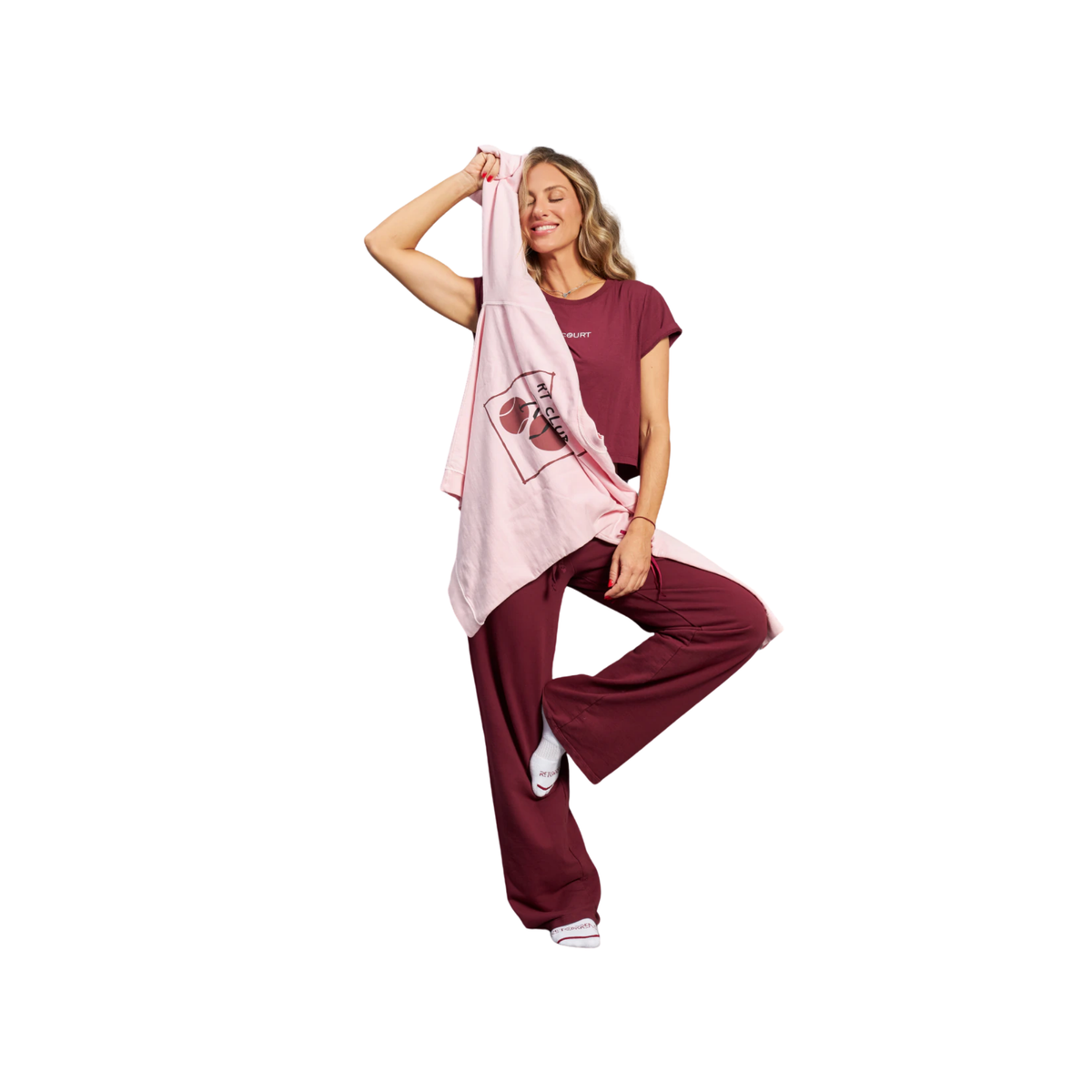 MOLETOM RETORRENS CHERRY CLUB FEMININO ROSA CLARO