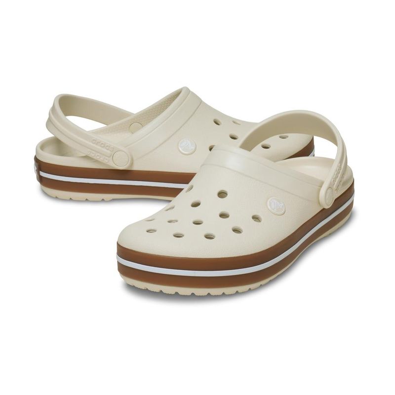 SANDÁLIA CROCS CROCBAND GUM CLOG SUMMIT WHITE
