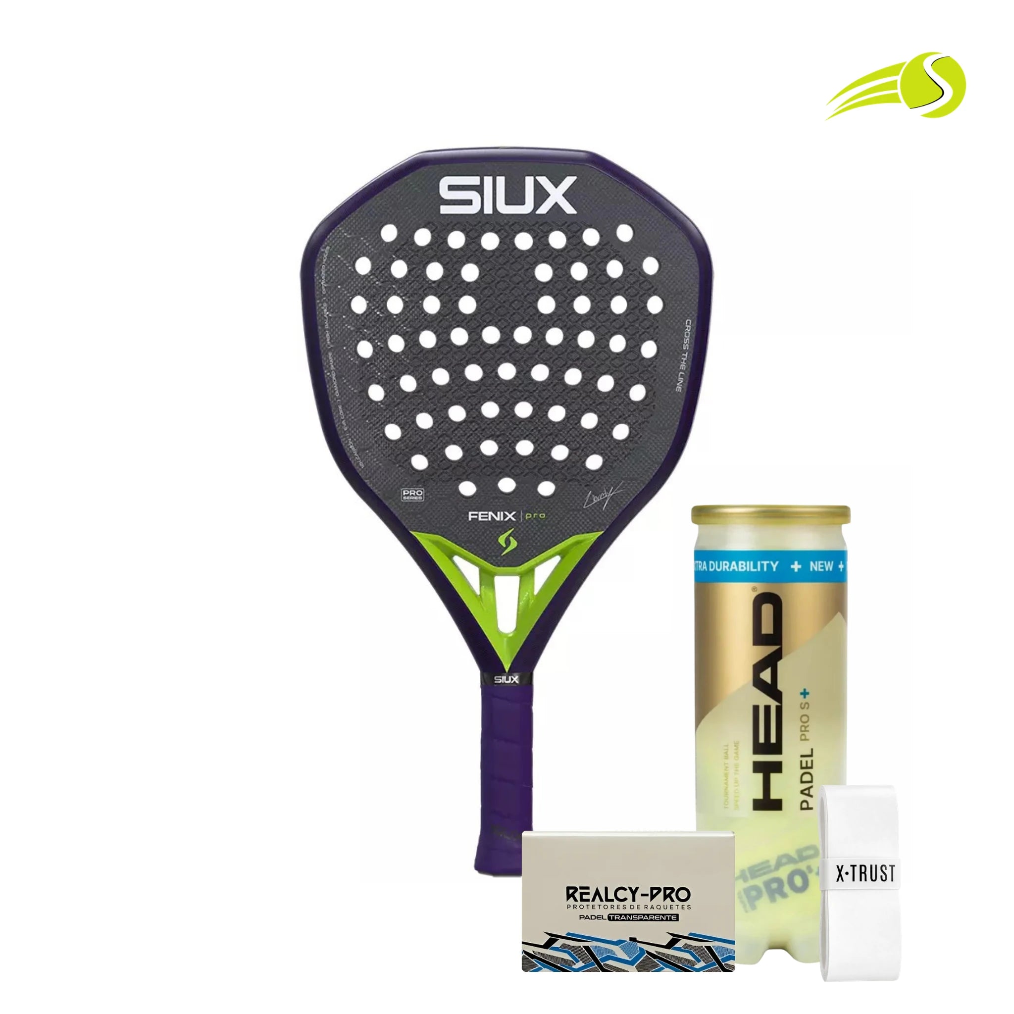 RAQUETE DE PADEL SIUX FENIX PRO GLOW PURPLE 2026