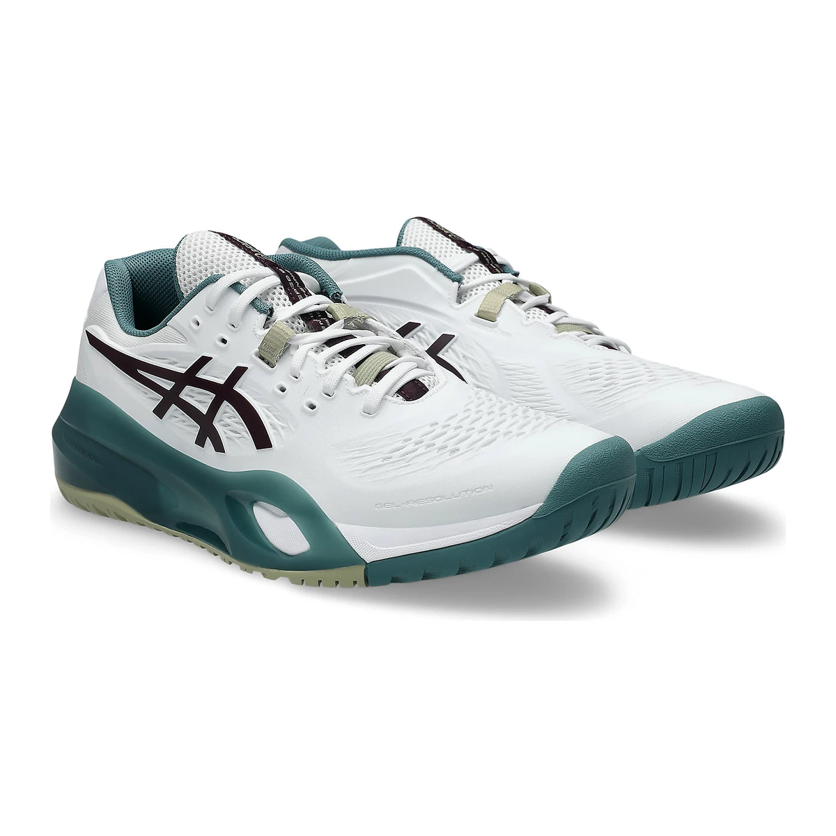 TENIS ASICS GEL-RESOLUTION X MASCULINO BRANCO ROXO ESCURO