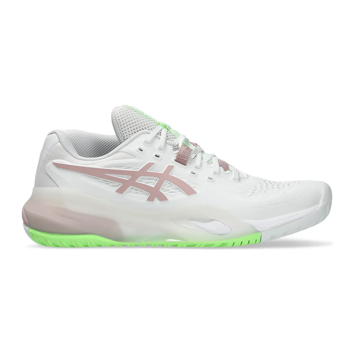TENIS ASICS GEL-RESOLUTION X FEMININO BRANCO BEGE