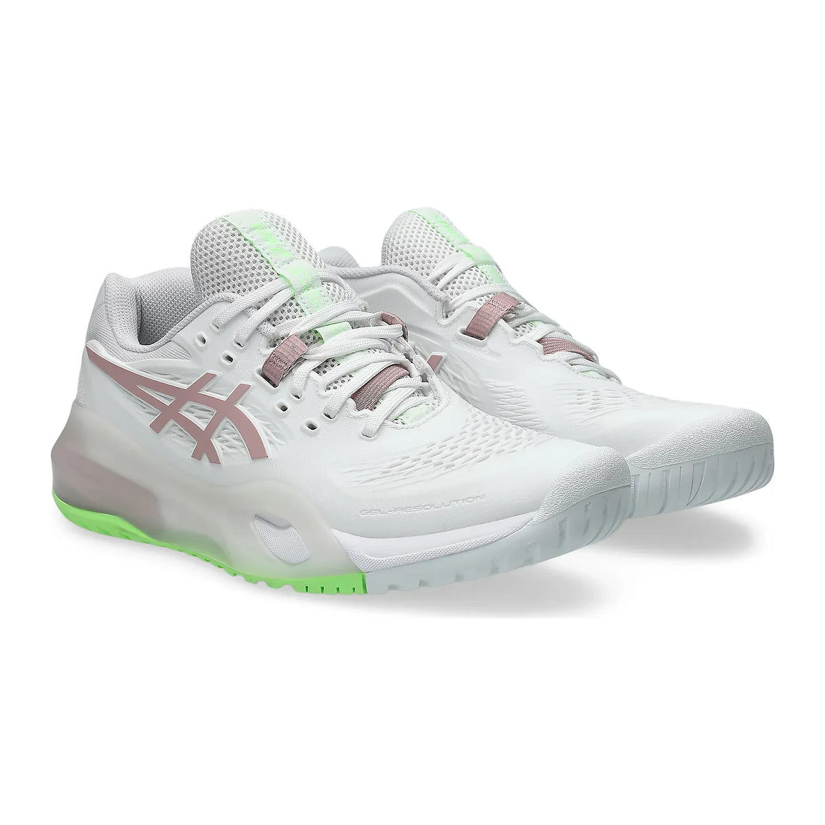 TENIS ASICS GEL-RESOLUTION X FEMININO BRANCO BEGE
