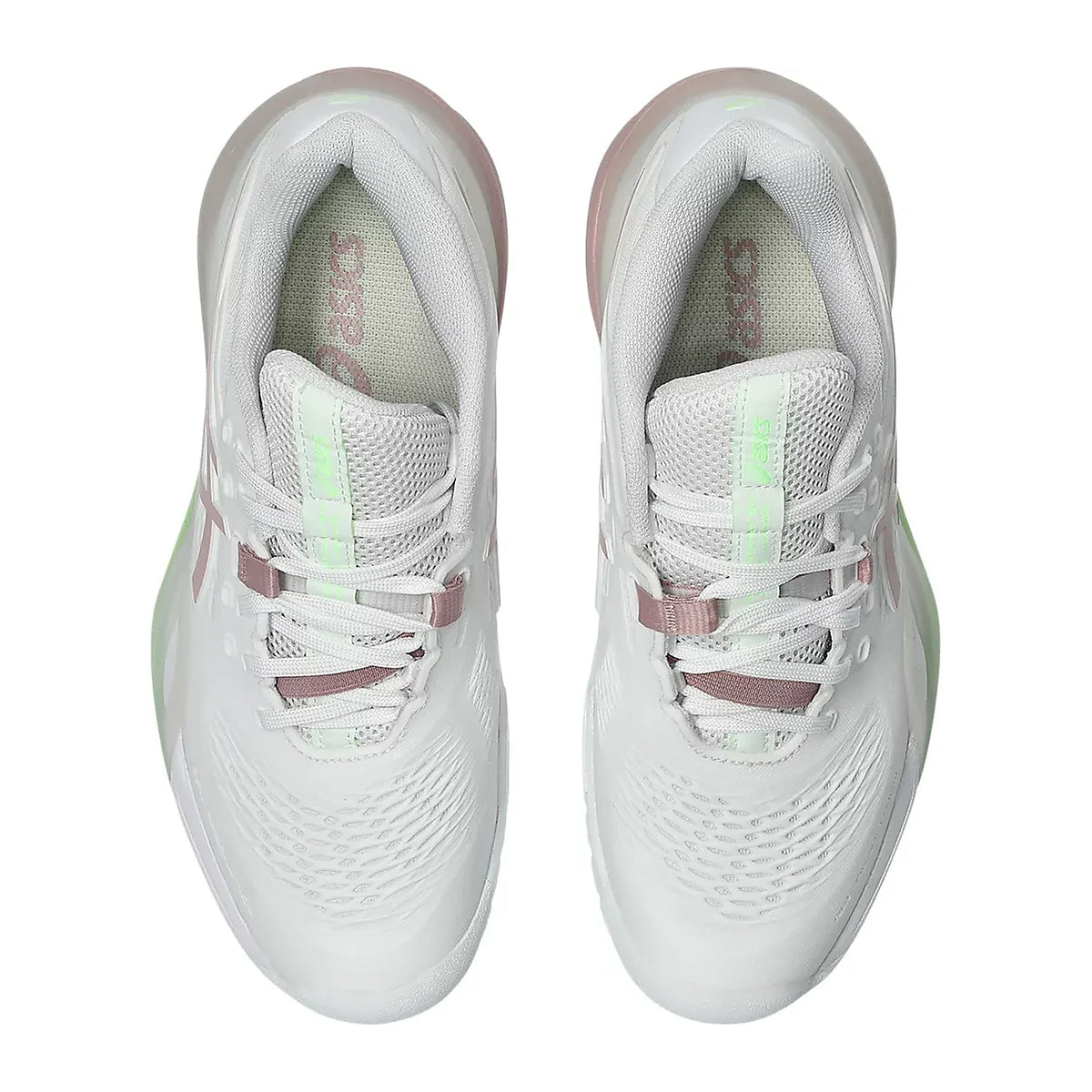 TENIS ASICS GEL-RESOLUTION X FEMININO BRANCO BEGE