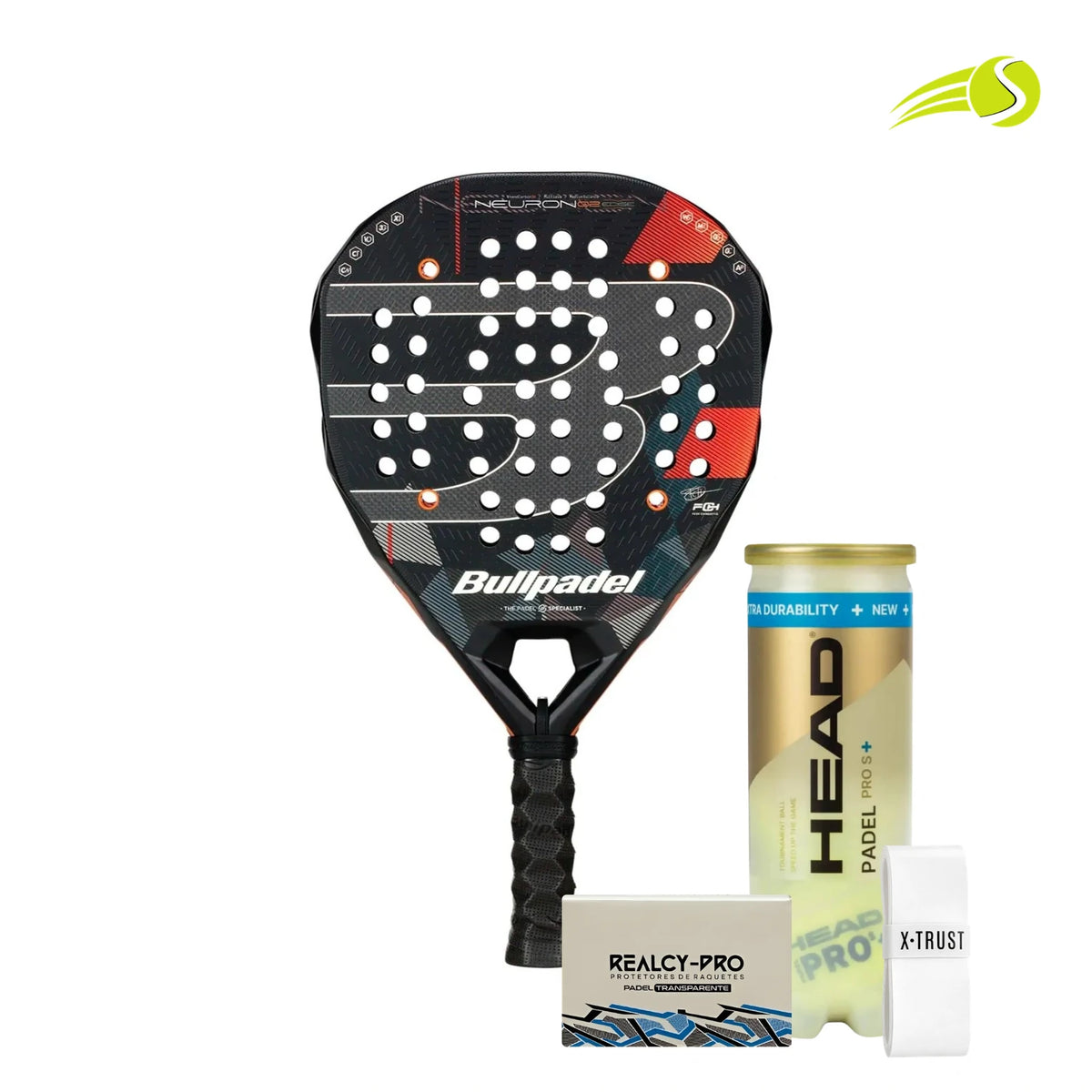 RAQUETE DE PADEL BULLPADEL NEURON 02 EDGE 3K FEDE CHINGOTTO 2026