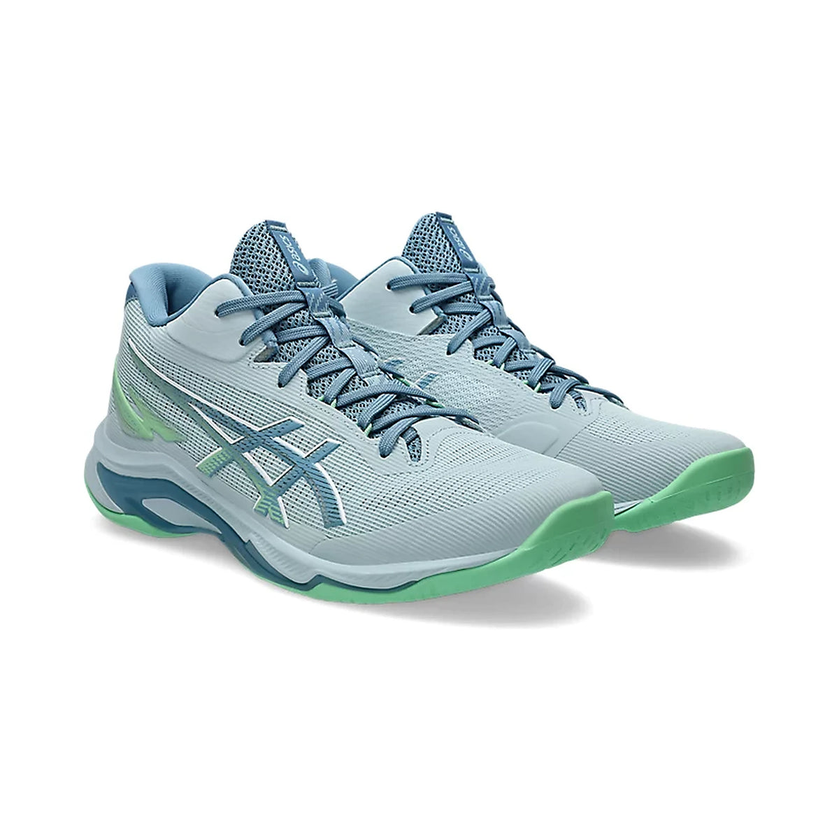 TENIS ASICS NETBURNER BALLISTIC FF MT 4 MASCULINO CINZA AZUL
