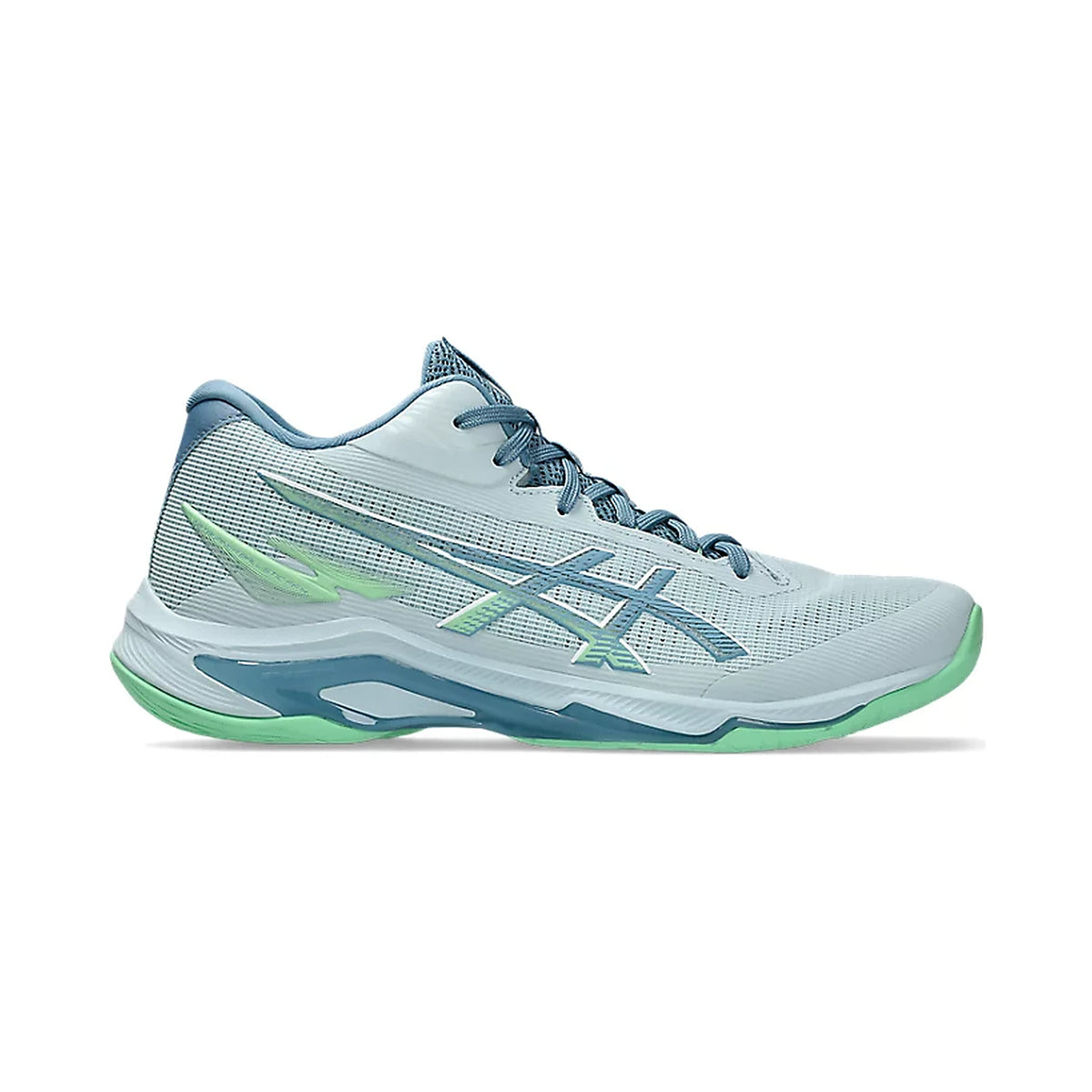 TENIS ASICS NETBURNER BALLISTIC FF MT 4 MASCULINO CINZA AZUL