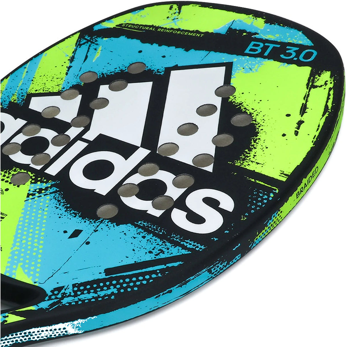RAQUETE DE BEACH TENNIS ADIDAS BT 3.0 AZUL E VERDE