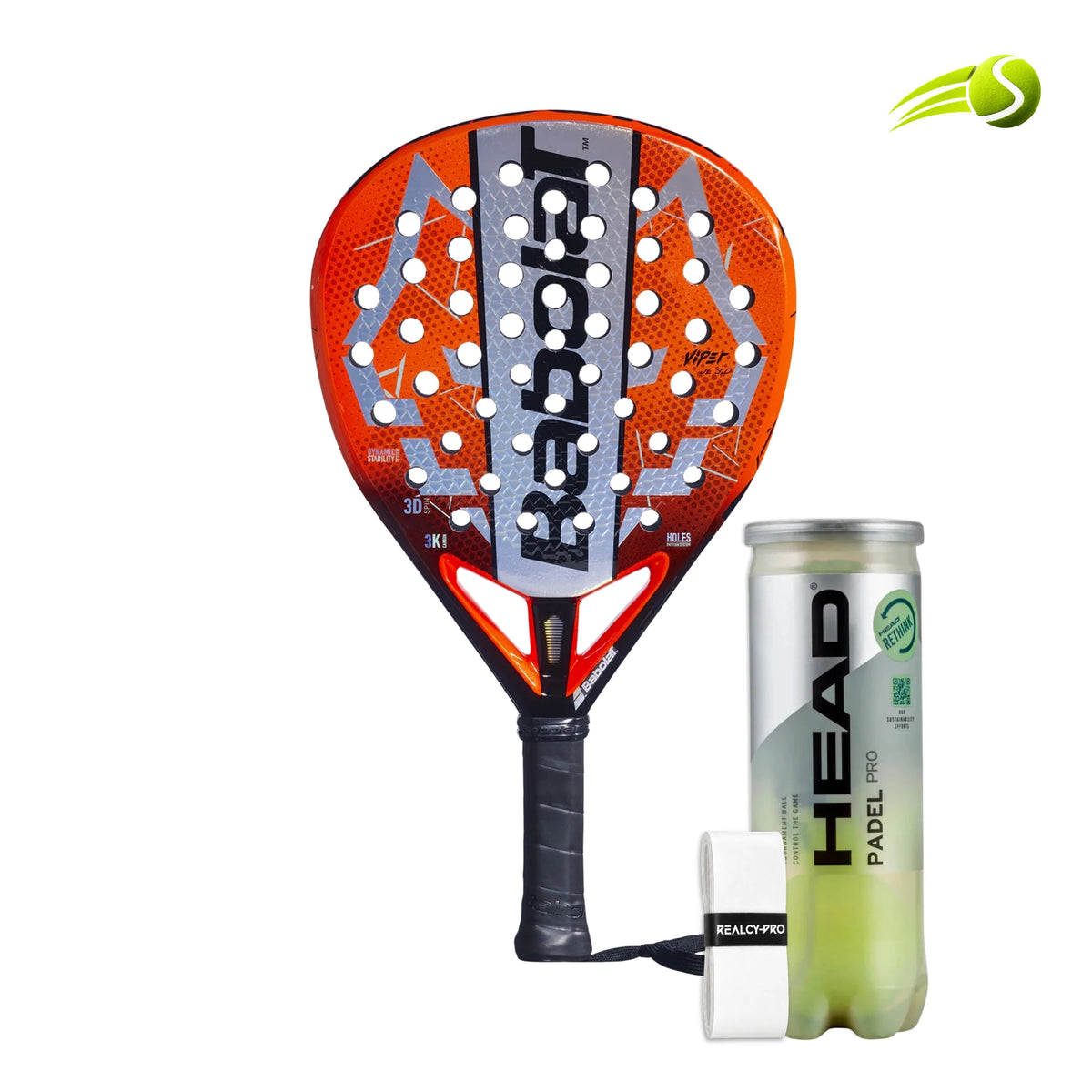 RAQUETE DE PADEL BABOLAT VIPER JUAN LEBRON CARBON 3K 3.0 2026