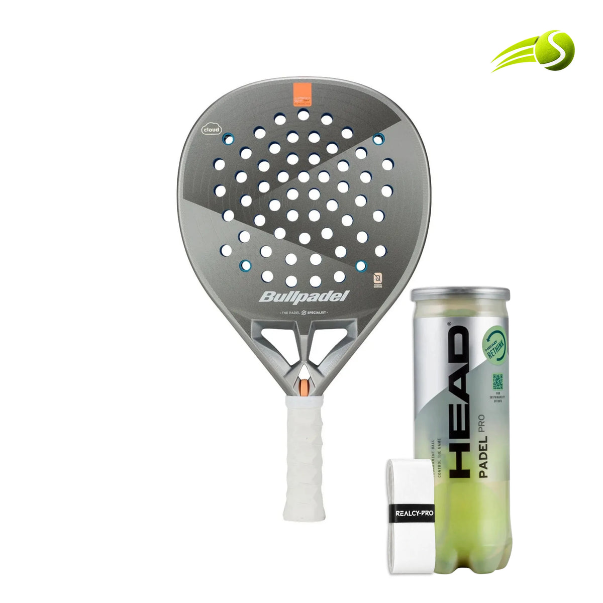 RAQUETE DE PADEL BULLPADEL HACK 04 HYBRID CLOUD 2026