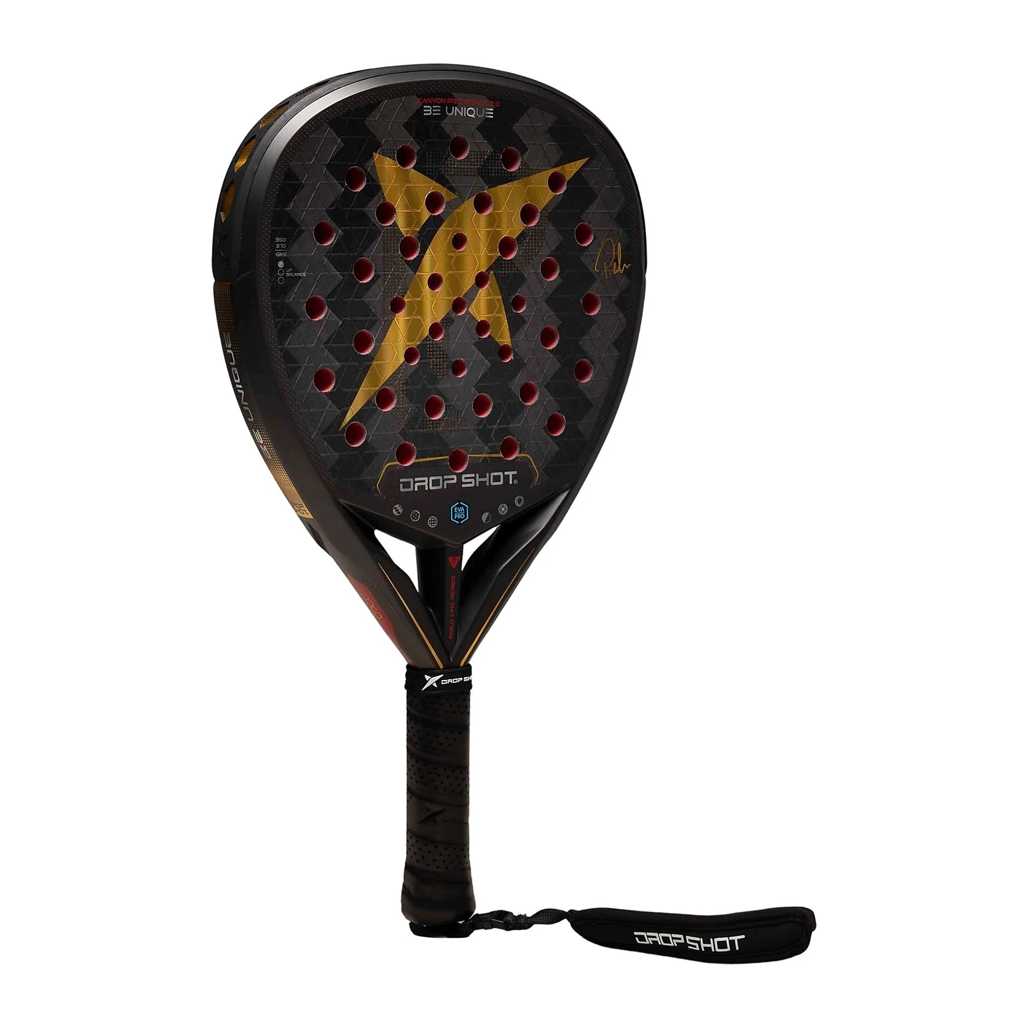RAQUETE DE PADEL DROP SHOT CANYON PRO ATTACK 20 PABLO LIMA