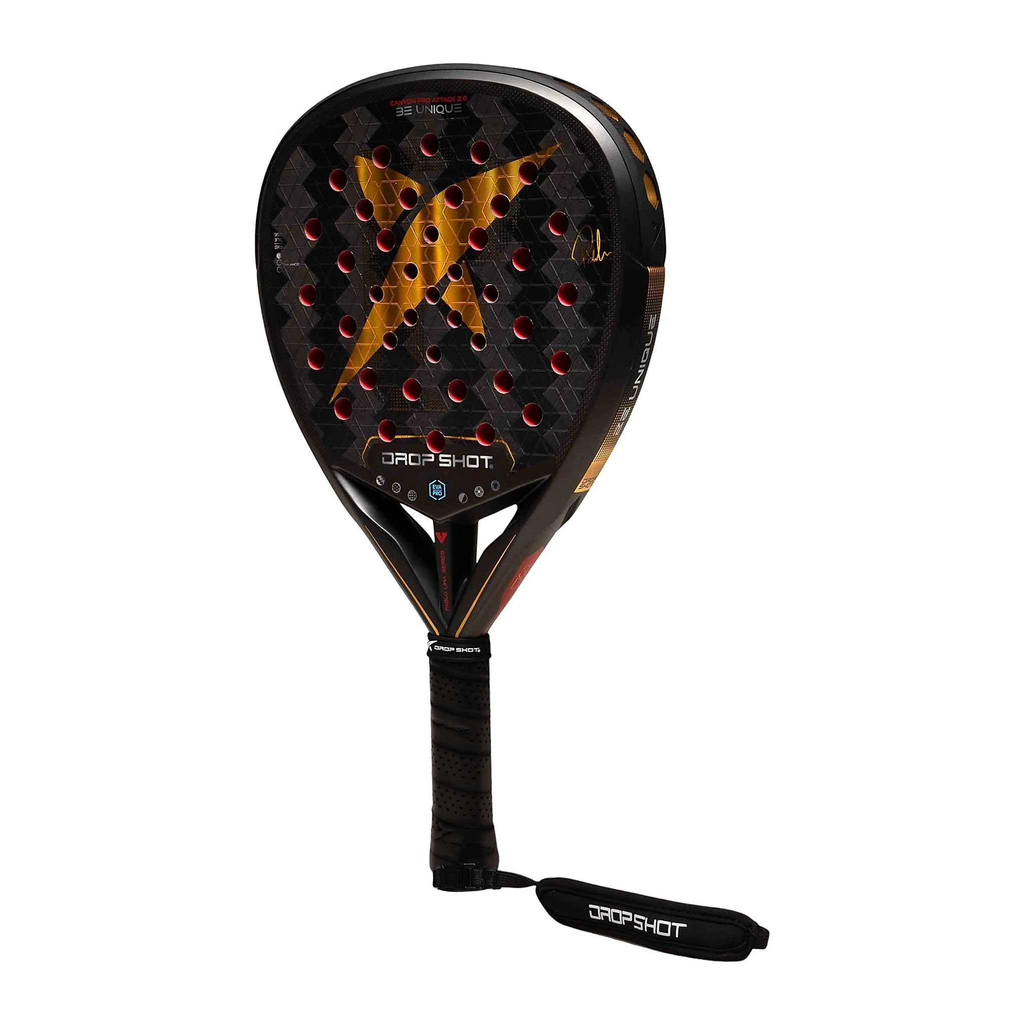 RAQUETE DE PADEL DROP SHOT CANYON PRO ATTACK 20 PABLO LIMA