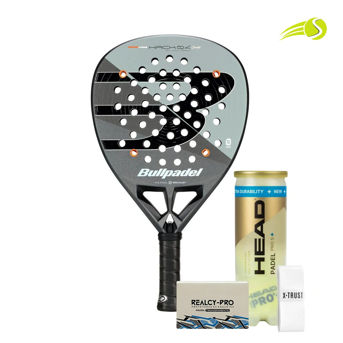 RAQUETE PADEL BULLPADEL HACK 04 COMFORT 2026