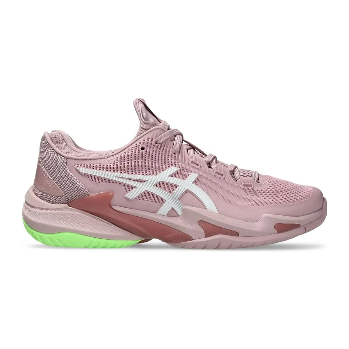 TENIS ASICS COURT FF 3 FEMININO ROSA BRANCO