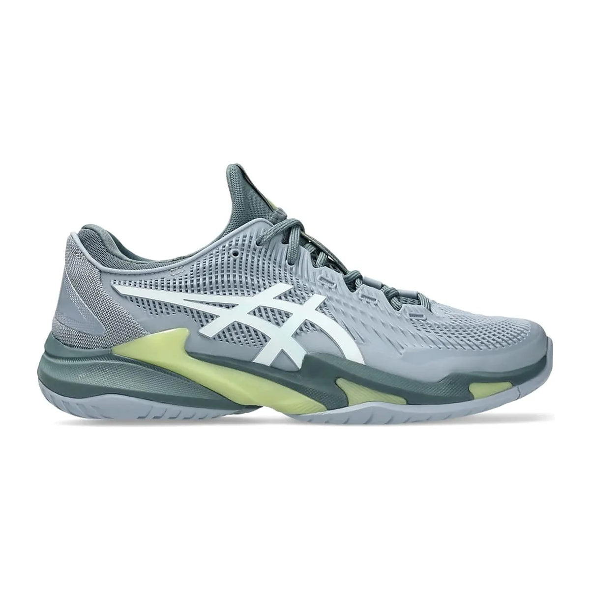 TENIS ASICS COURT FF 3 MASCULINO CINZA AZULADO BRANCO