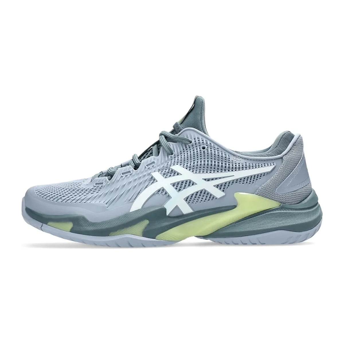TENIS ASICS COURT FF 3 MASCULINO CINZA AZULADO BRANCO