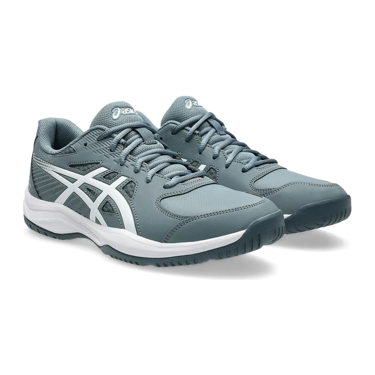 TENIS ASICS COURT SLIDE 4 MASCULINO CINZA ESCURO BRANCO