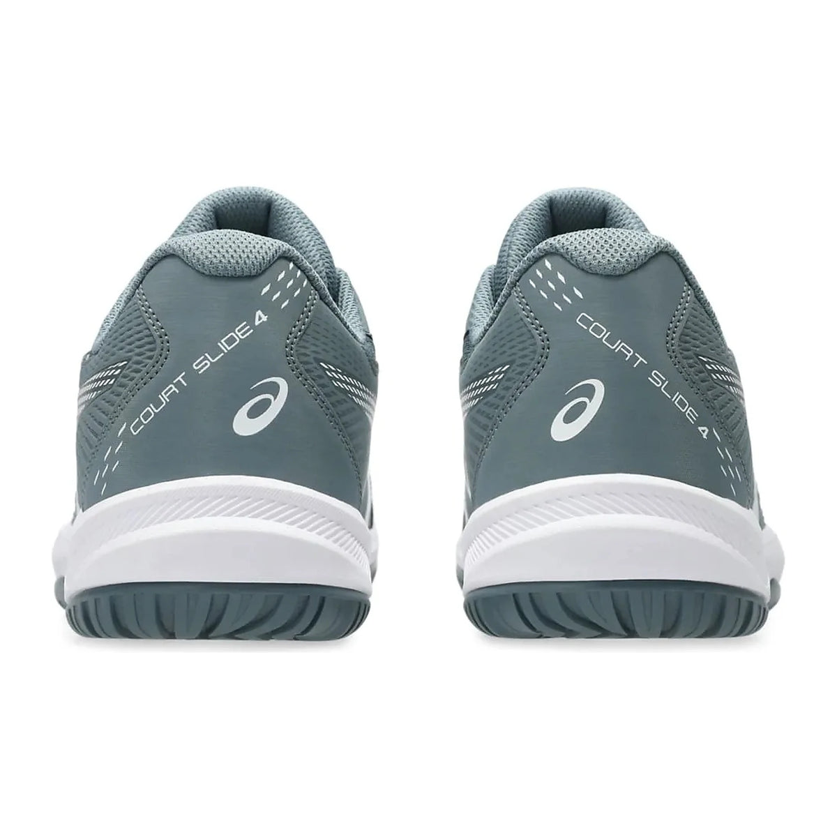 TENIS ASICS COURT SLIDE 4 MASCULINO CINZA ESCURO BRANCO