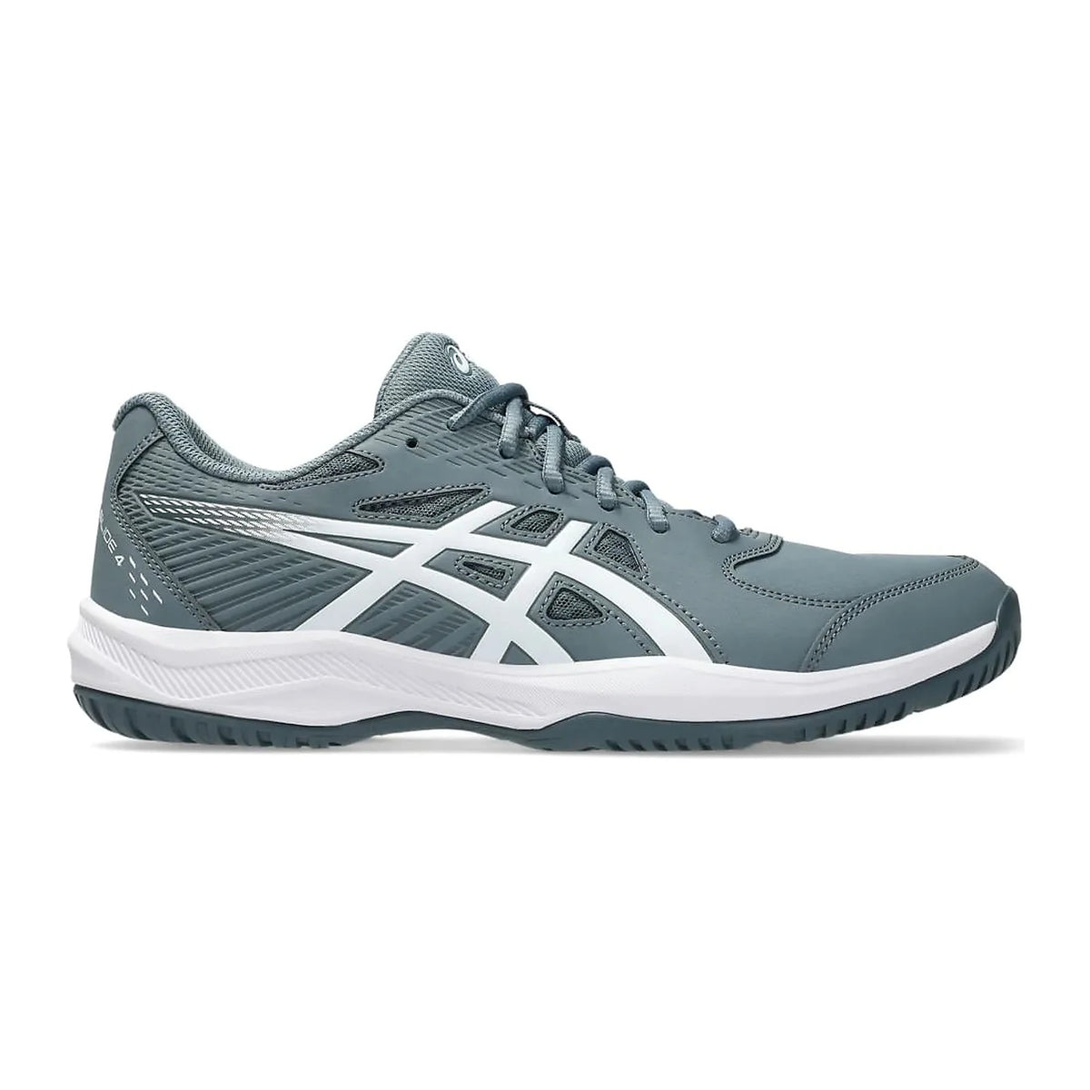 TENIS ASICS COURT SLIDE 4 MASCULINO CINZA ESCURO BRANCO