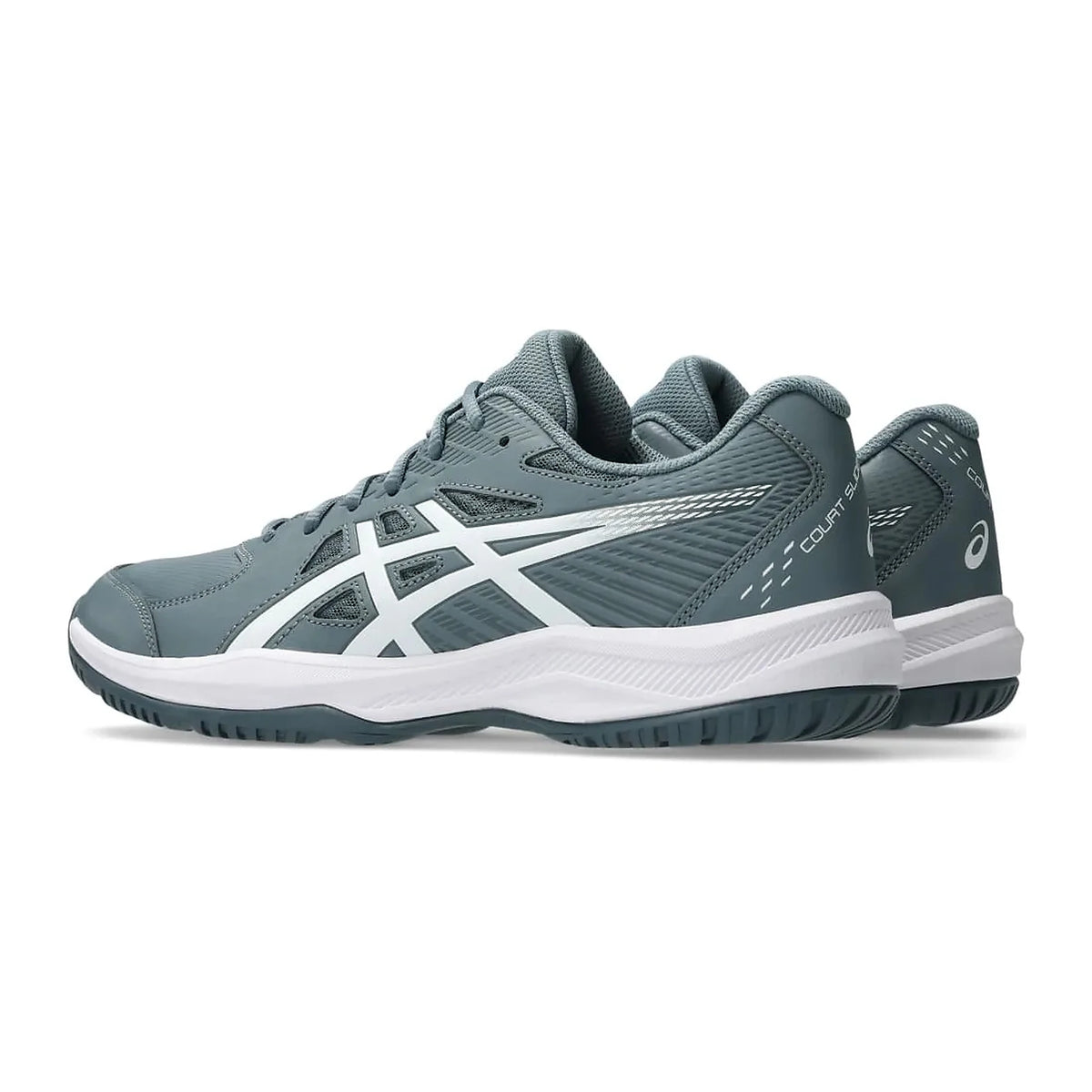TENIS ASICS COURT SLIDE 4 MASCULINO CINZA ESCURO BRANCO