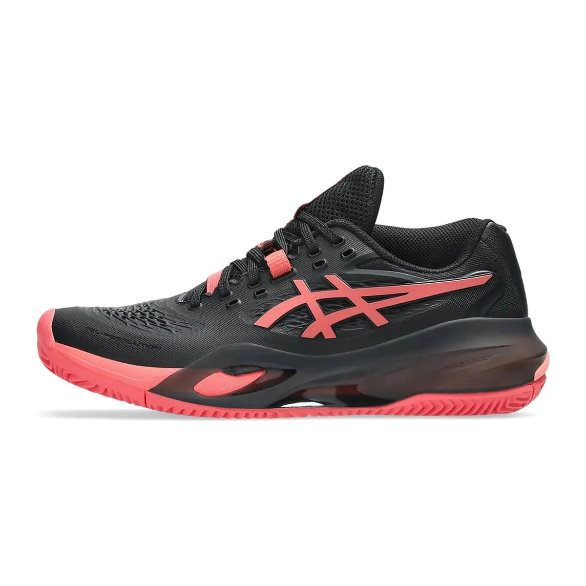 TENIS ASICS GEL-RESOLUTION X SAIBRO FEMININO PRETO ROSA
