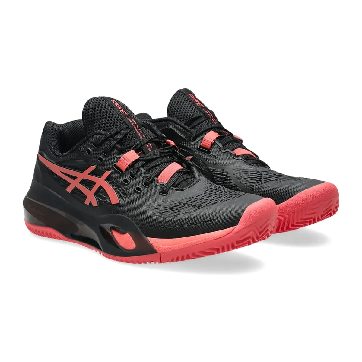 TENIS ASICS GEL-RESOLUTION X CLAY FEMININO PRETO ROSA