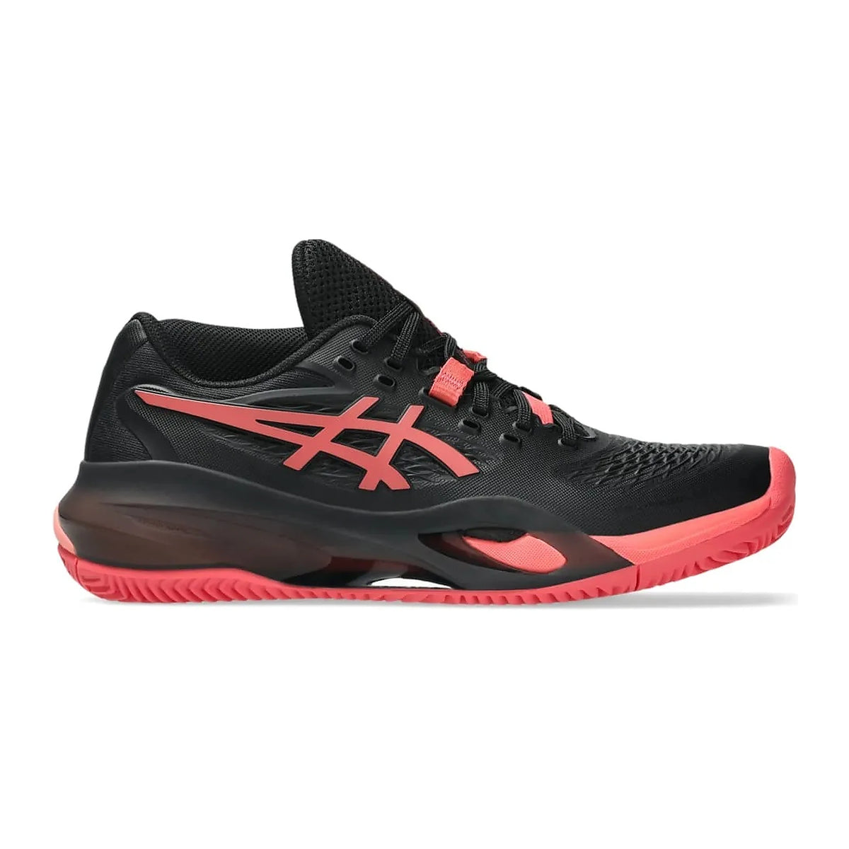 TENIS ASICS GEL-RESOLUTION X CLAY FEMININO PRETO ROSA