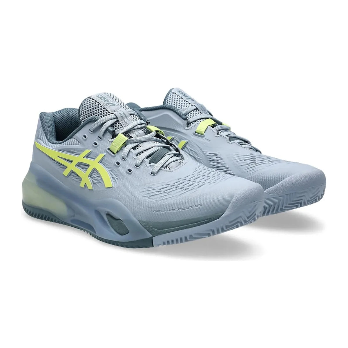 TENIS ASICS GEL-RESOLUTION X MASCULINO CINZA AZUL VERDE