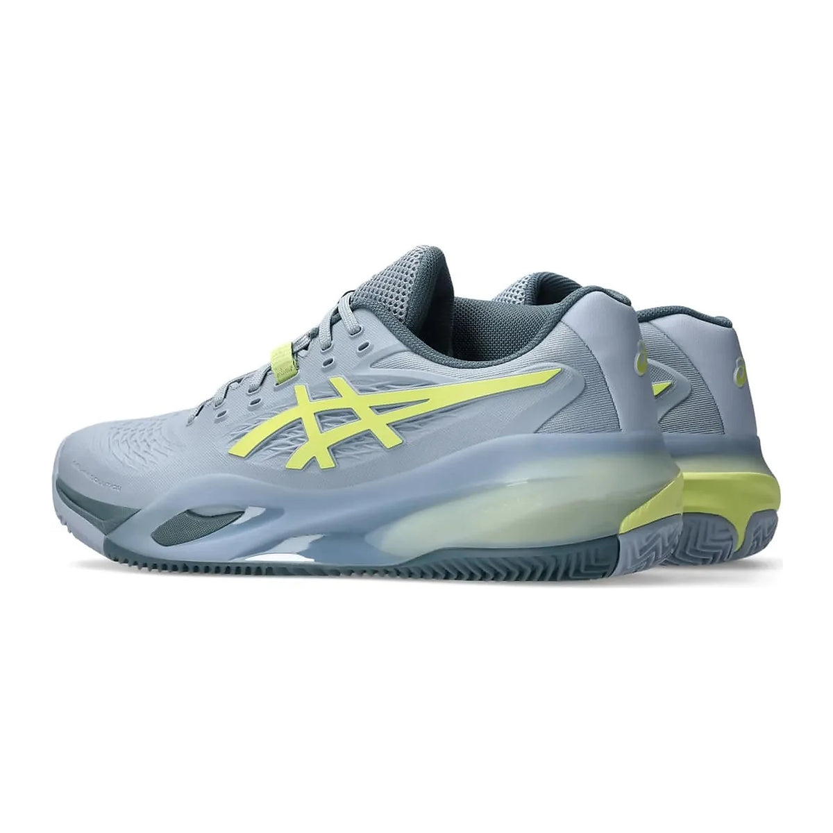 TENIS ASICS GEL-RESOLUTION X MASCULINO CINZA AZUL VERDE