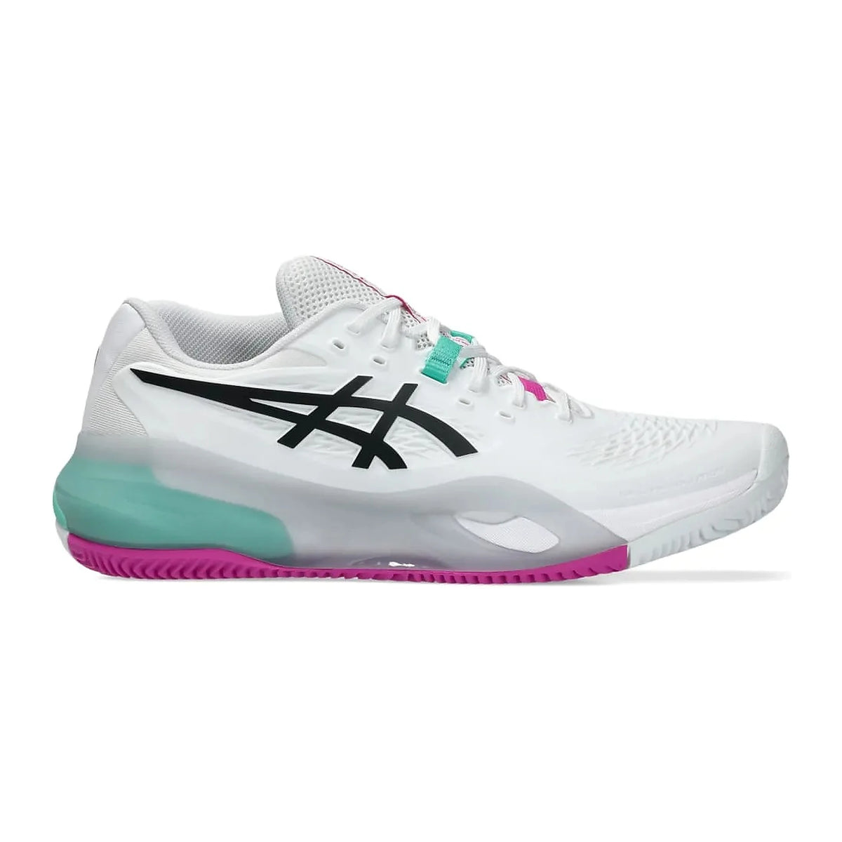 TENIS ASICS GEL-RESOLUTION X CLAY MASCULINO BRANCO VERDE
