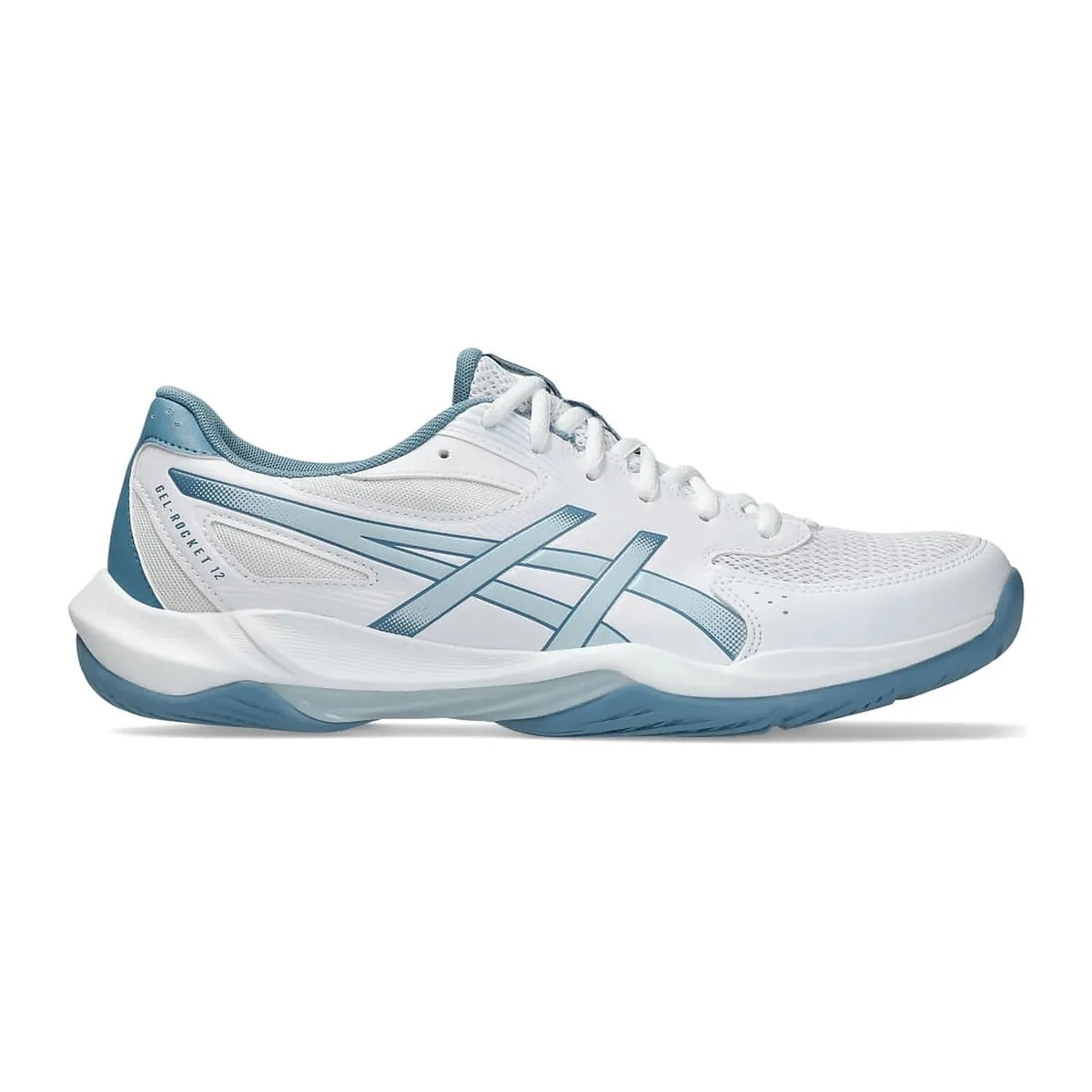 TENIS ASICS GEL-ROCKET 12 MASCULINO BRANCO AZUL