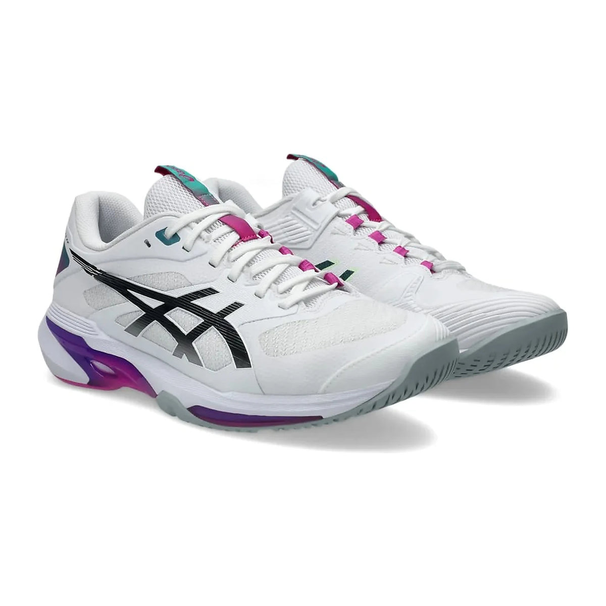 TENIS ASICS SOLUTION SPEED FF 4 MASCULINO BRANCO ROSA