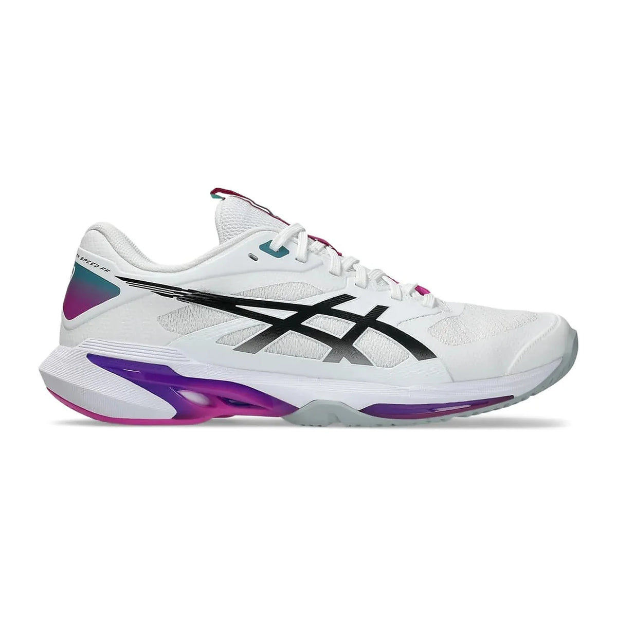 TENIS ASICS SOLUTION SPEED FF 4 MASCULINO BRANCO ROSA